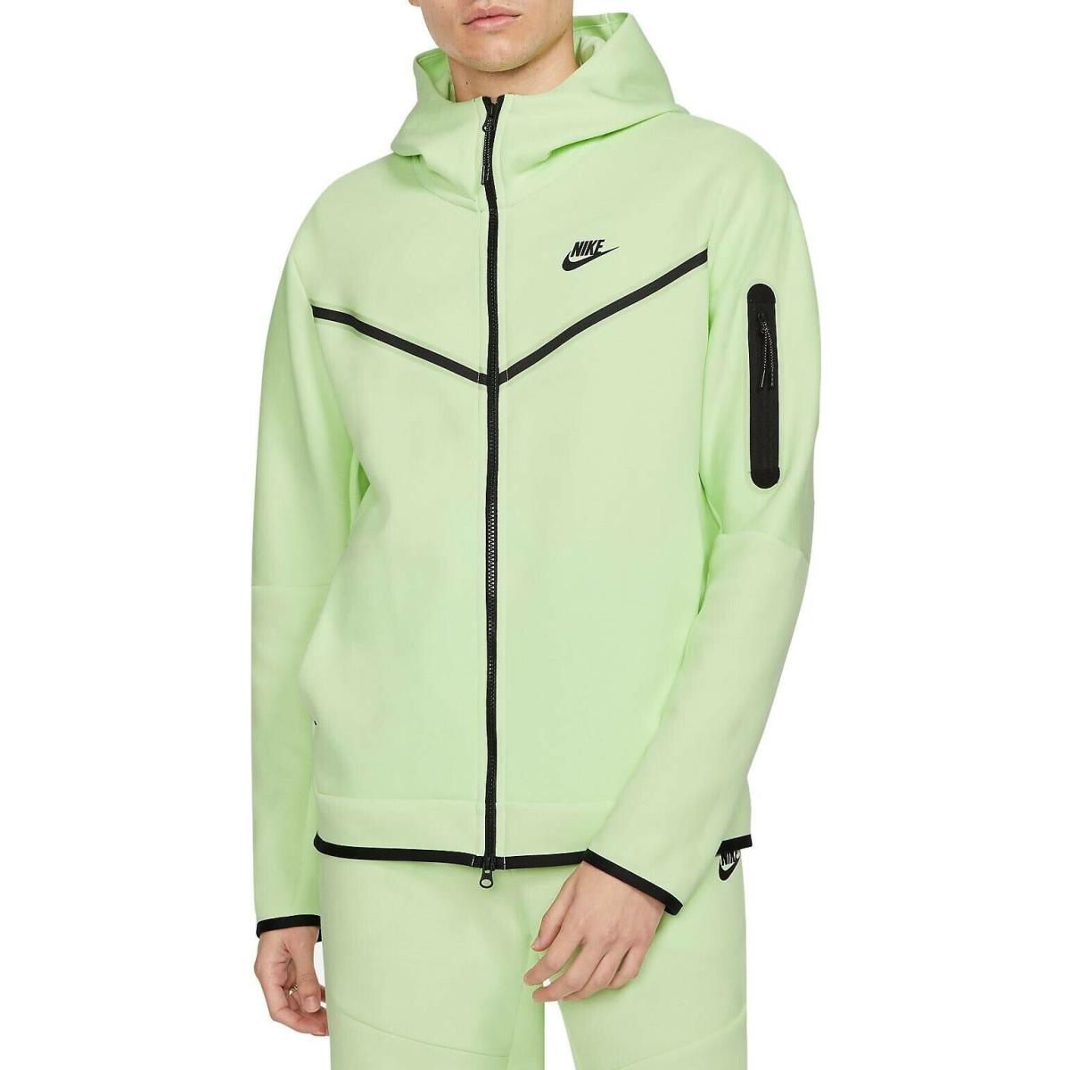 nike tech fleece liquid lime