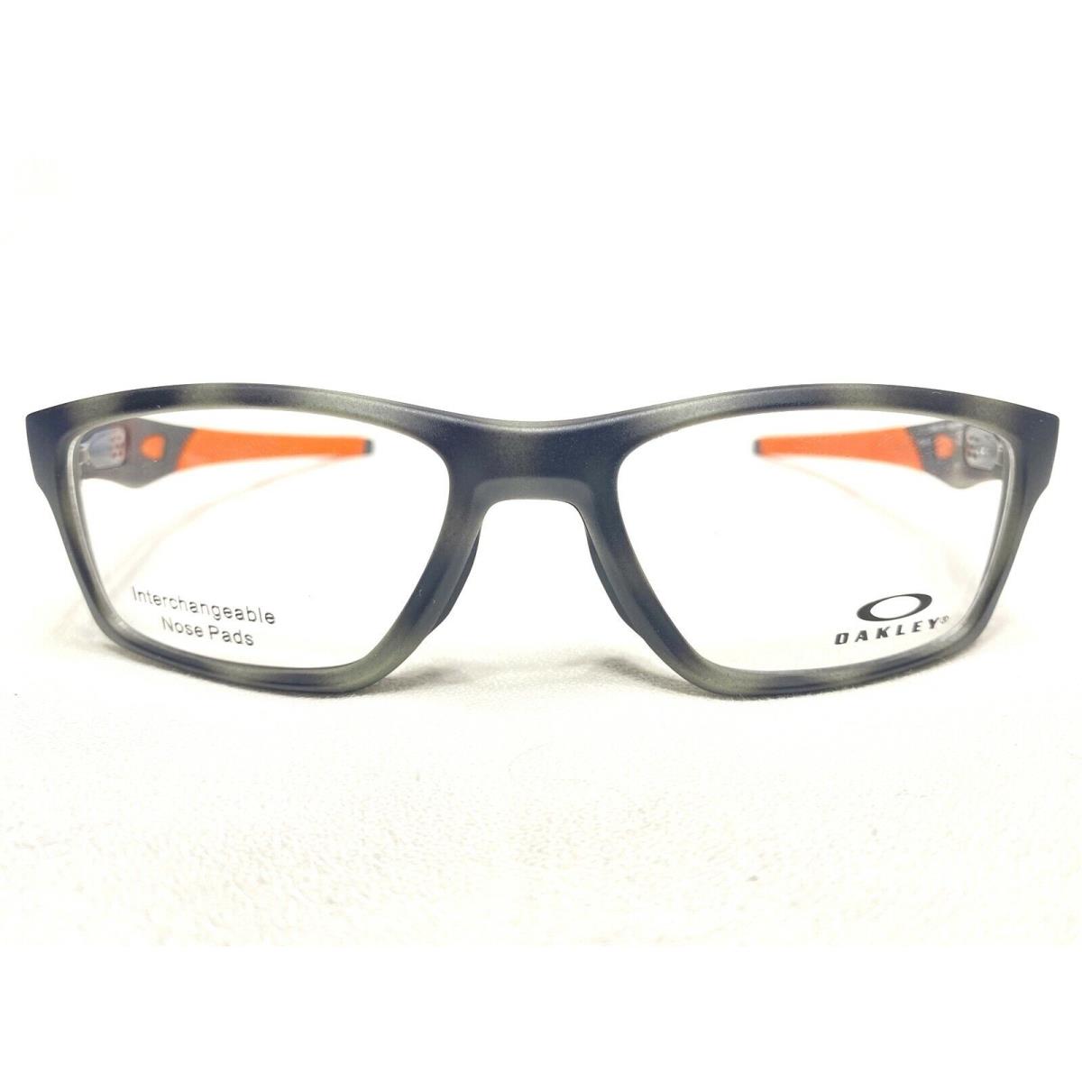 Oakley Crosslink Mnp OX8090-0755 Mens Green Tortoise Eyeglasses Frames 55/17