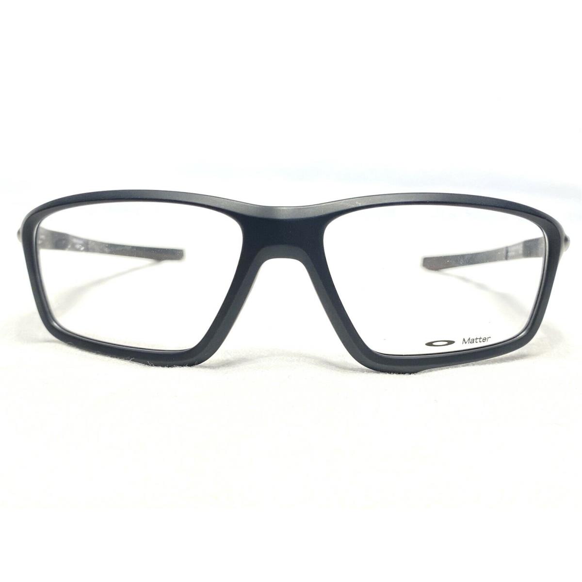 Oakley Crosslink Zero OX8076-0758 Mens Satin Black Eyeglasses Frames 58/16