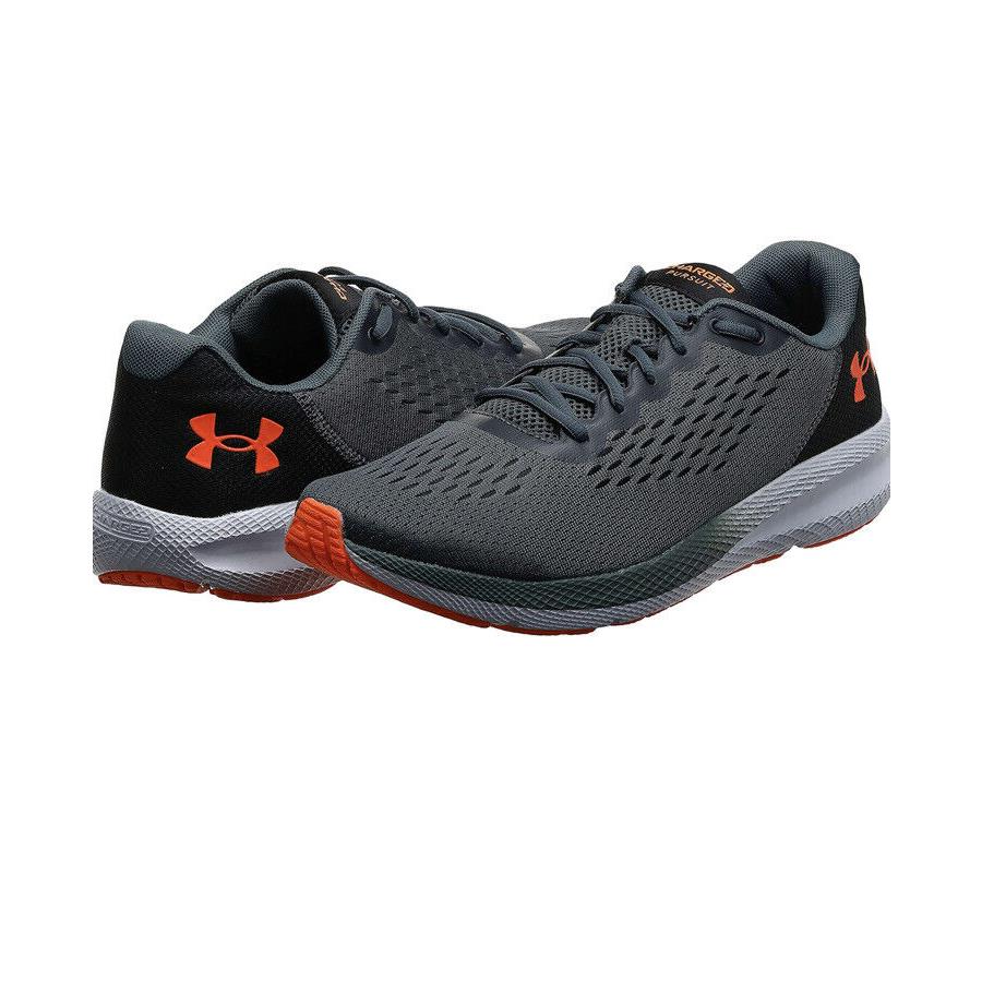 Men UA Under Armour Charged Pursuit 2 SE Sneakers Shoes Gray/crimson 3023865-103