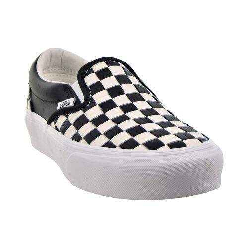 glitch checkered vans