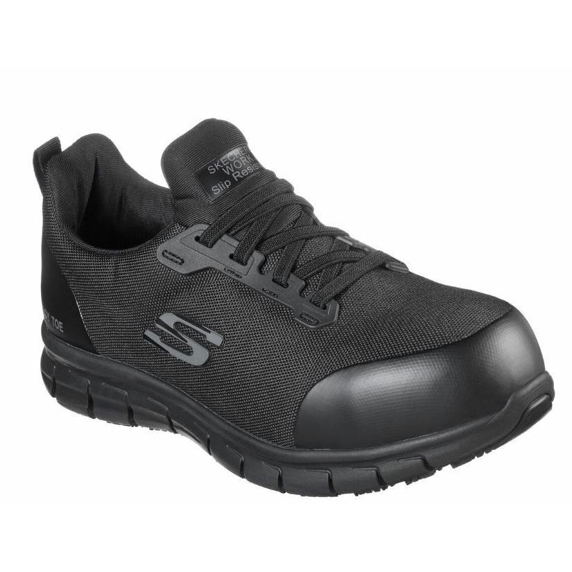 Skechers Women`s Alloy Toe Electrical Hazard Slip-resistant Work Shoe 108003