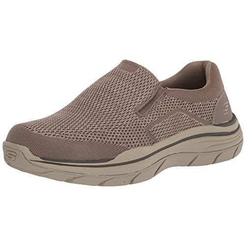 Skechers Men`s Expected 2.0-Arago Slip on Canvas L - Choose Sz/col Taupe