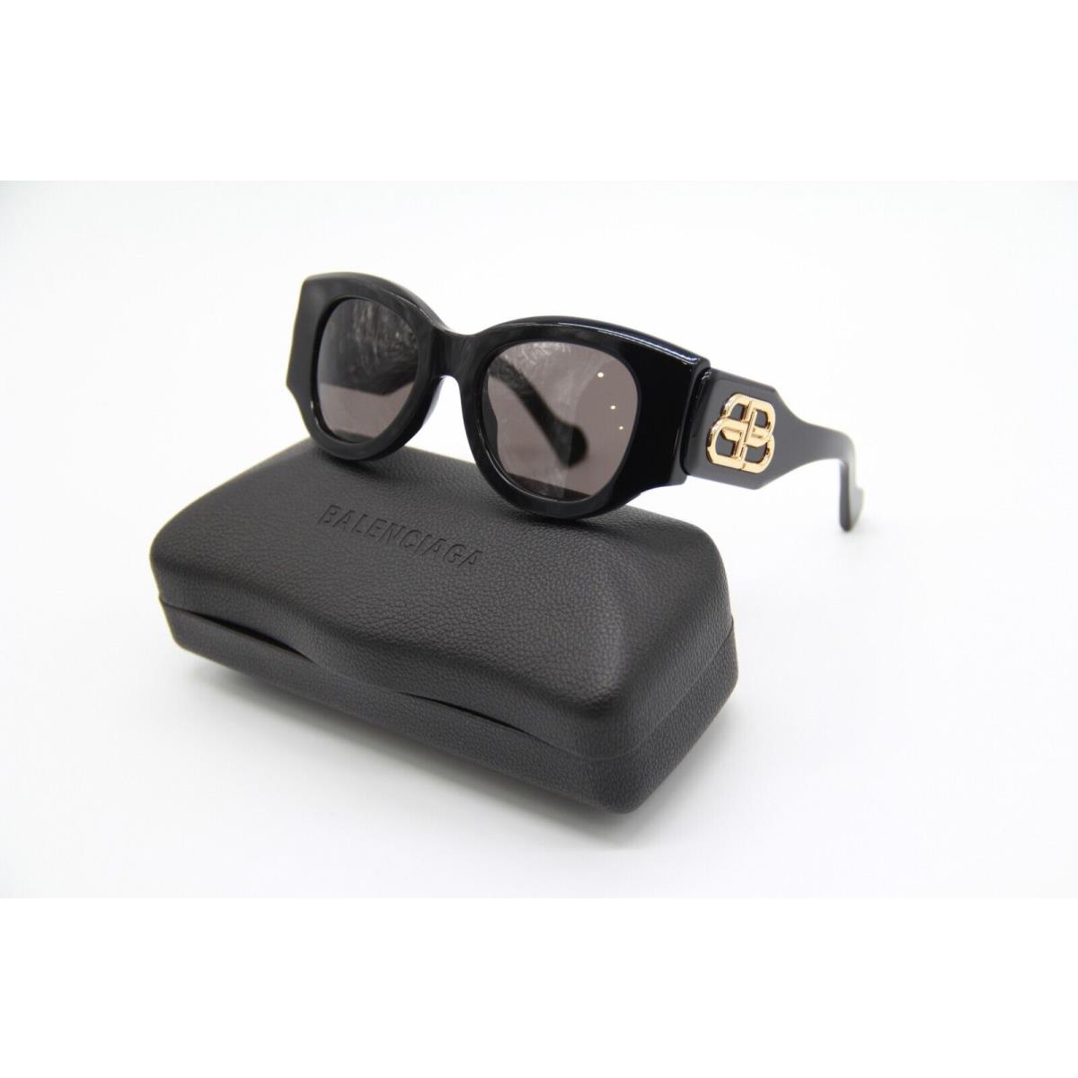 Balenciaga BB0070S 006 Black Women Sunglasses