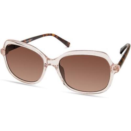 Kenneth Cole New York KC 7256 KC7256 Shiny Pink Brown Polarized 72H Sunglasses