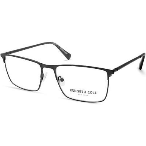 Kenneth Cole New York KC 323 KC0323 Matte Black 002 Eyeglasses
