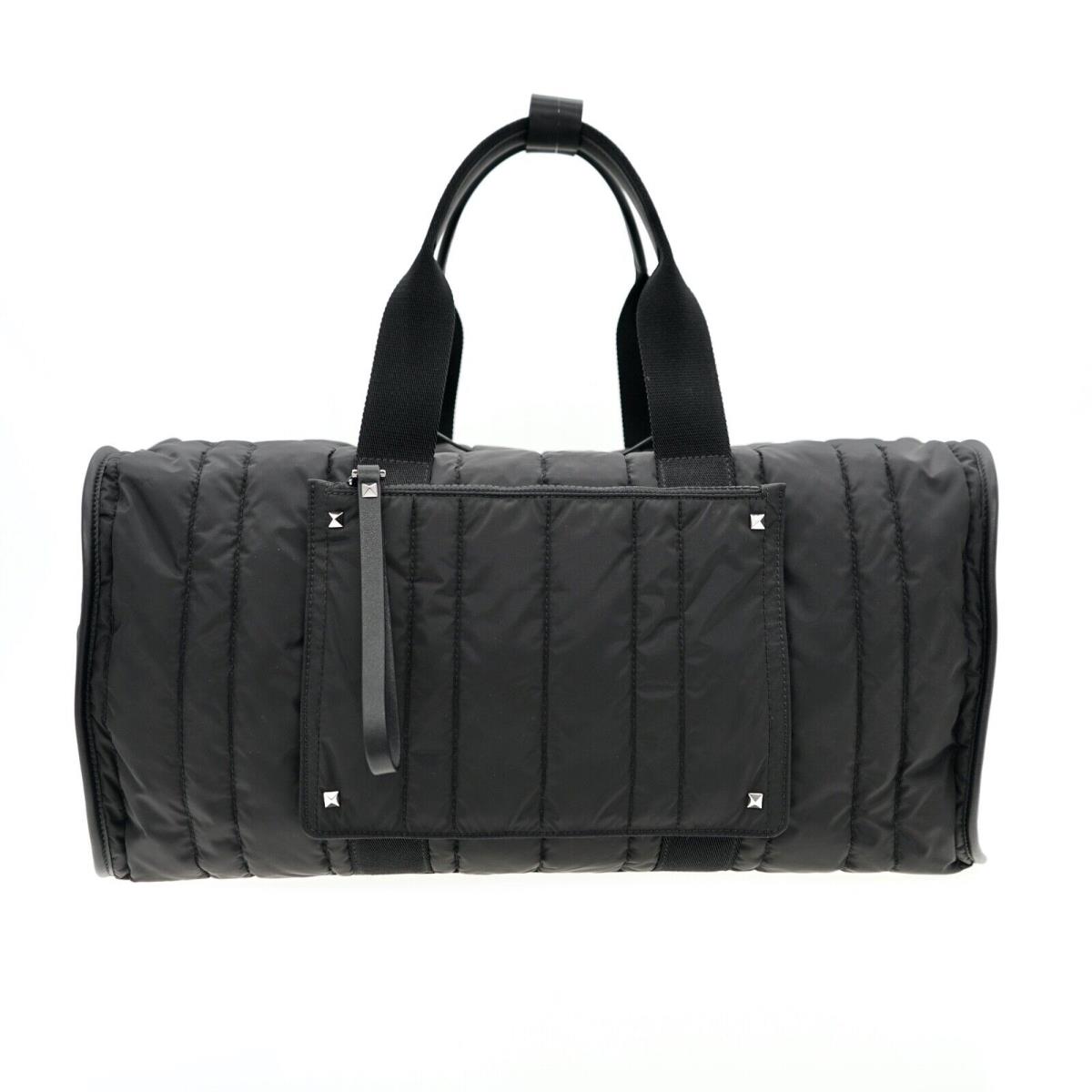 Valentino Garavani Quilted Duffel Weekender Bag