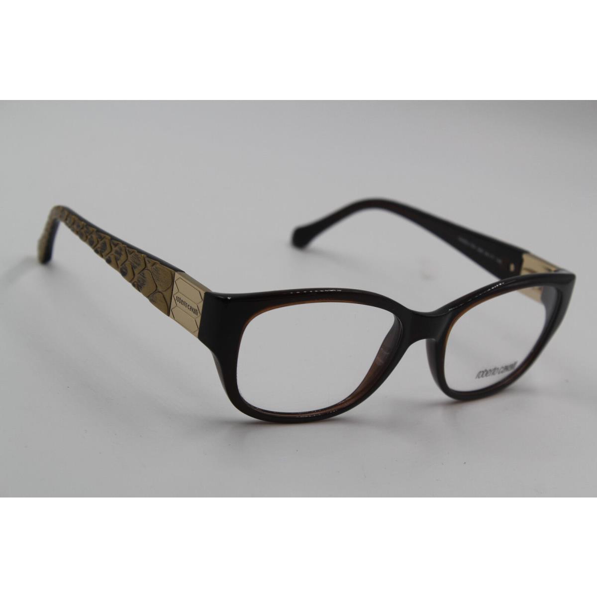 Roberto Cavalli Eyeglasses Velidhu 754 048 Brown Frames RX 54-17