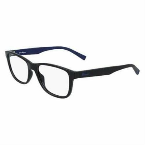 Salvatore Ferragamo SF2849 962 Black Blue Eyeglasses 55mm with SF Case