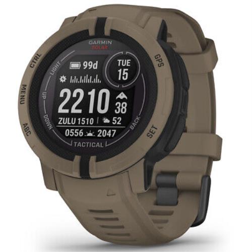 Garmin Instinct 2 Solar Gps Smartwatch Tactical Edition-coyote