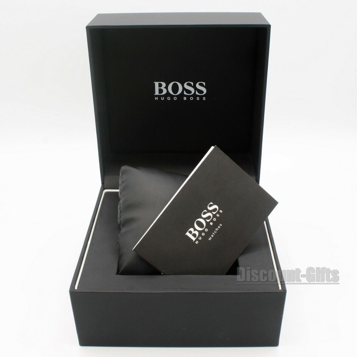 Hugo Boss Commander Stainless Steel Black Dial Men`s Watch 1513493