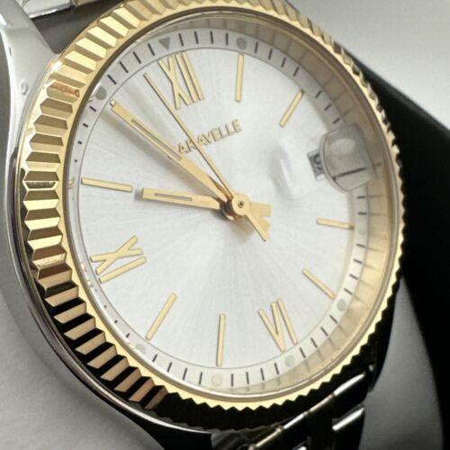 Bulova Caravelle Women`s Quartz Date Indicator 32mm Watch 45M112