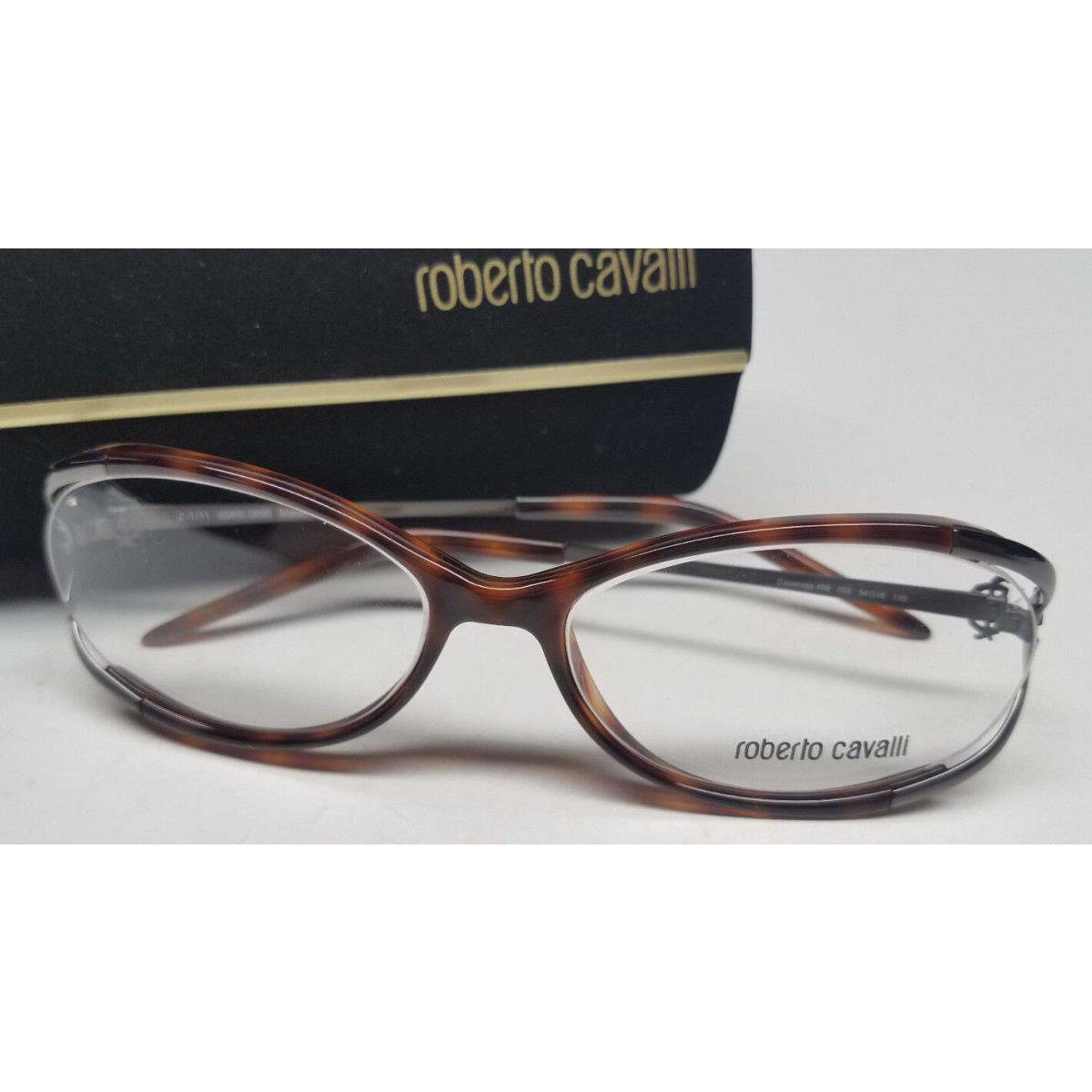 Roberto Cavalli Italy Women S Eyeglasses Brown Frames 54mm Cavansite RC0498