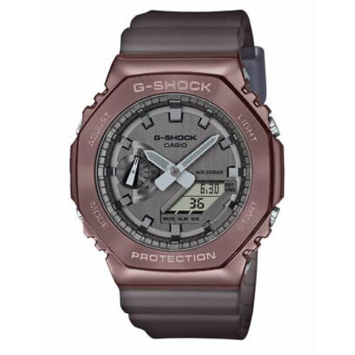 Casio G-shock Analog-digital Metallic Shine Women`s Watch GM2100MF-5A