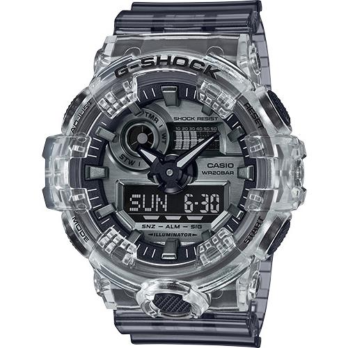 Casio G-shock GA700SK-1A Ana-digital 3D Semi-transparent Resine Watch