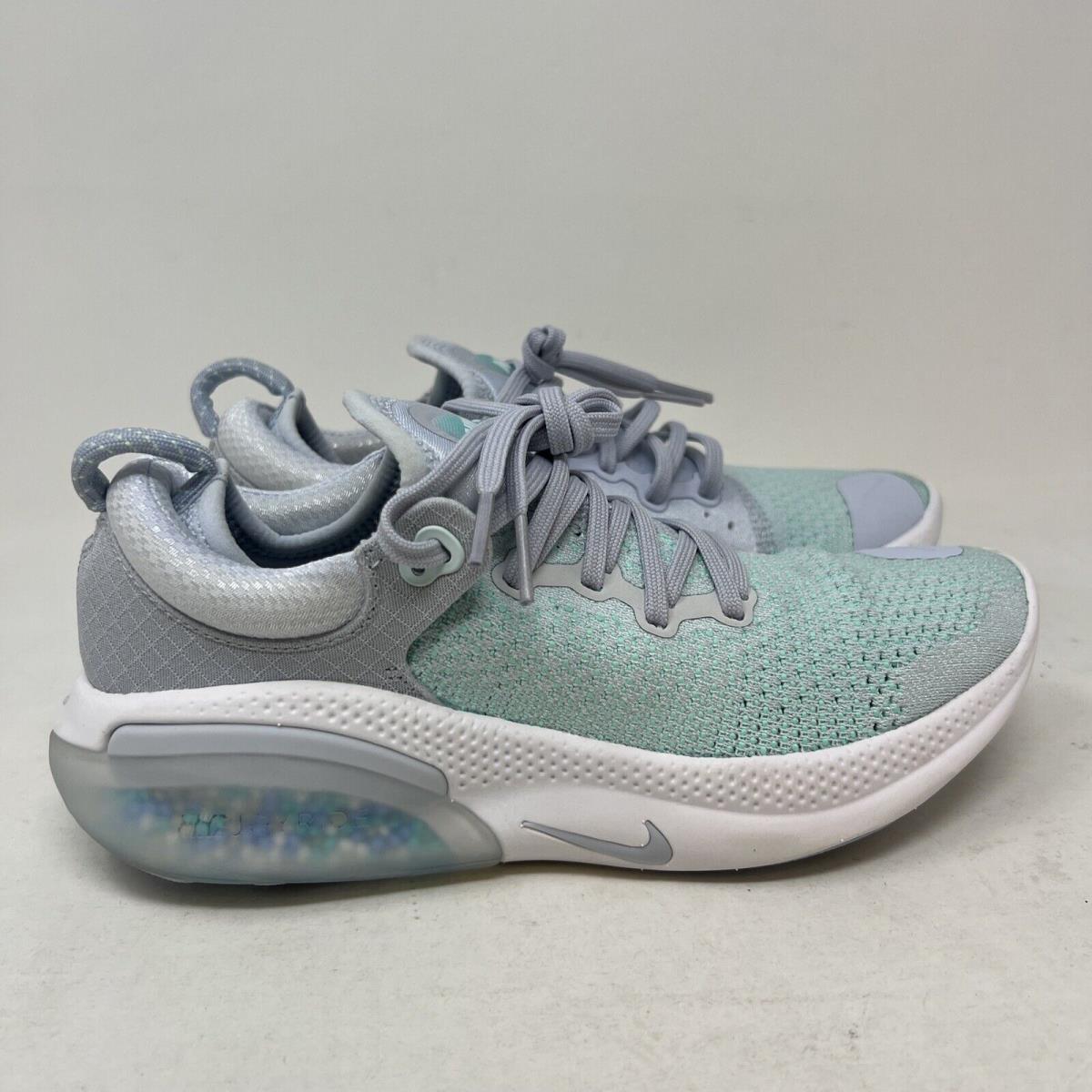 teal and gray nike sneakers