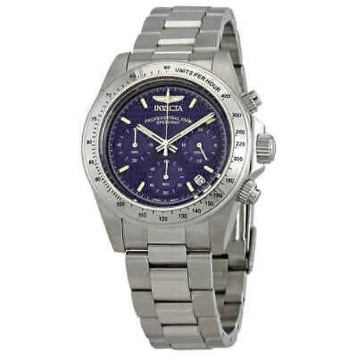 Invicta Speedway Chronograph Blue Dial Stainless Steel Men`s Watch 7027 - Blue Dial, Silver-tone Band