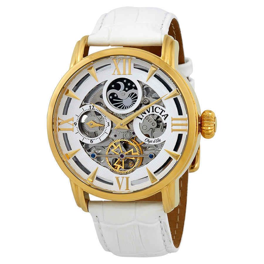 Invicta Objet D Art Automatic Silver Men`s Watch 22652