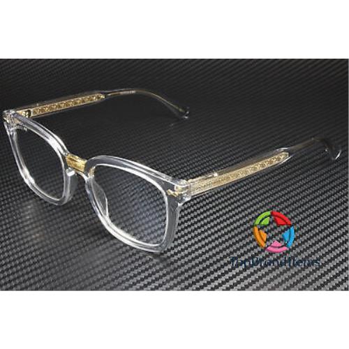 Gucci GG0184S 001 Rectangular Square Grey Transparent 50 mm Unisex Sunglasses