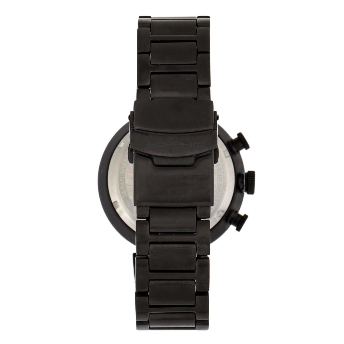 Morphic M87 Series Chronograph Bracelet Watch W/date Black One Size MPH8706