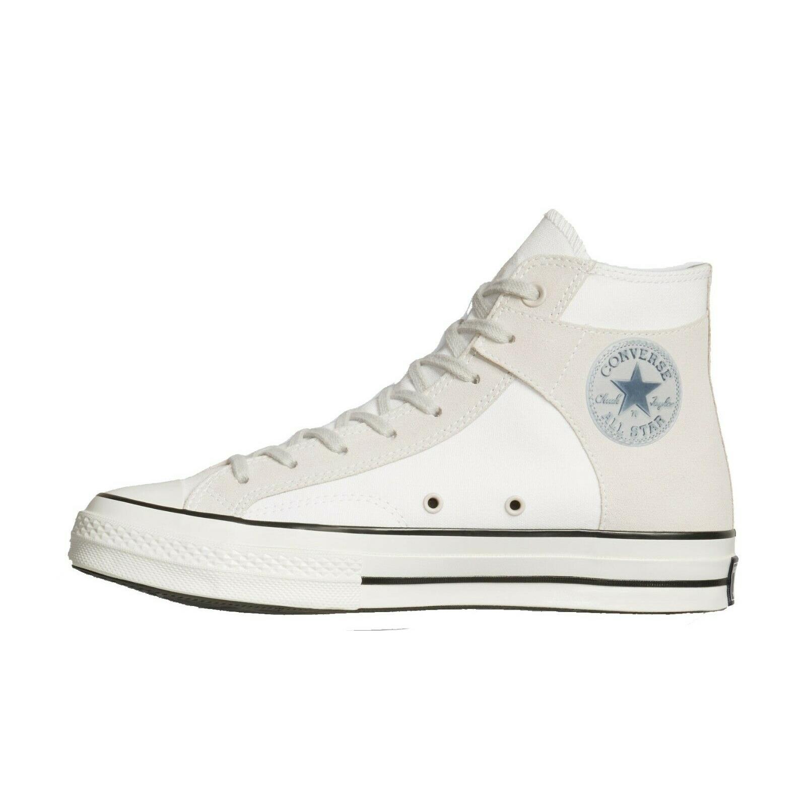 Converse Chuck 70 Crafted Canvas and Soft Suede Ortholite Cushioning Men`s Shoes White/Mouse/Black