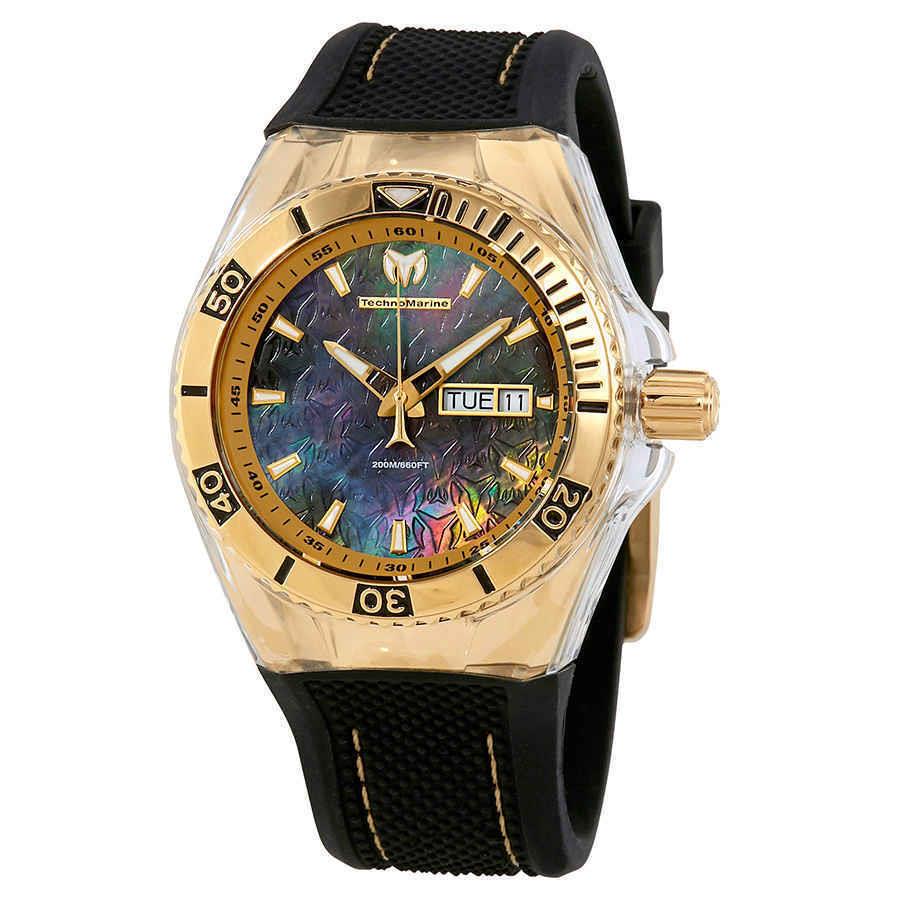 Technomarine Cruise Monogram Black Mop Men`s Watch 115213