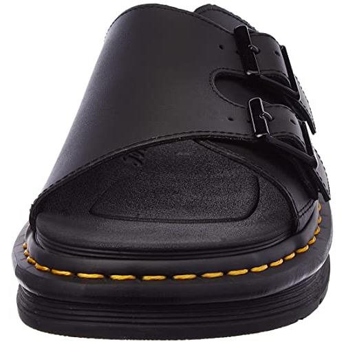 dr martens black hydro leather