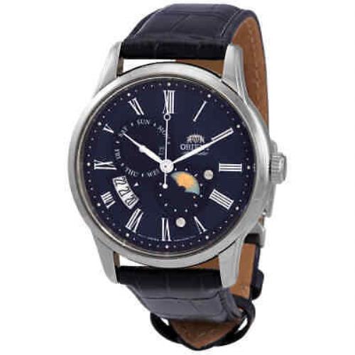 Orient Sun and Moon Automatic Blue Dial Men`s Watch RA-AK0011D10B