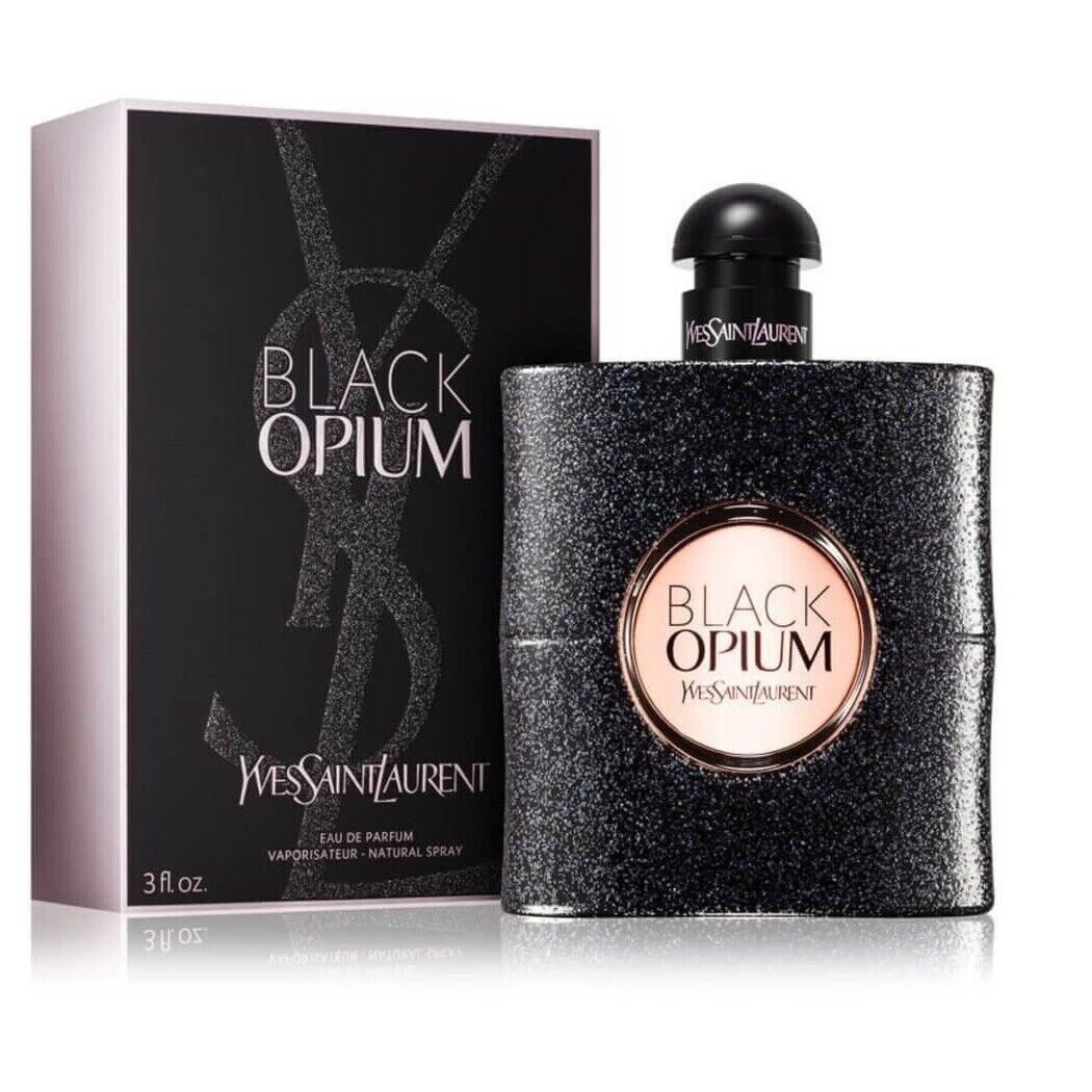 Black Opium by Yves Saint Laurent For Women Eau de Parfum Spray 3.0 oz