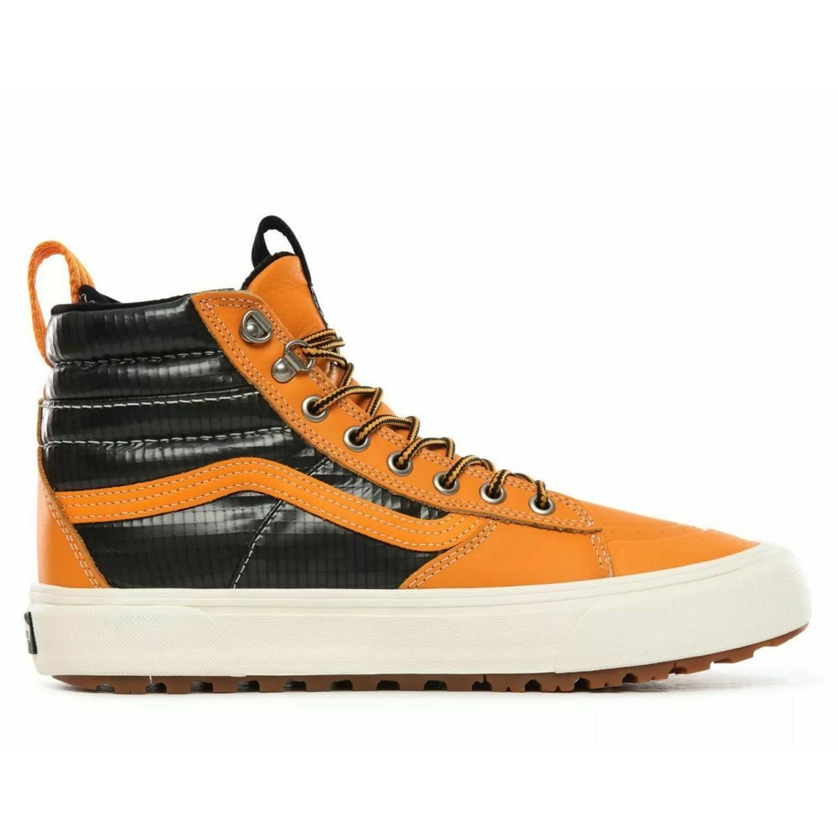 Vans Sk8 Hi Mte 2.0 DX All Weather Men Boot Shoes Apricot/black Size 6 - Yellow