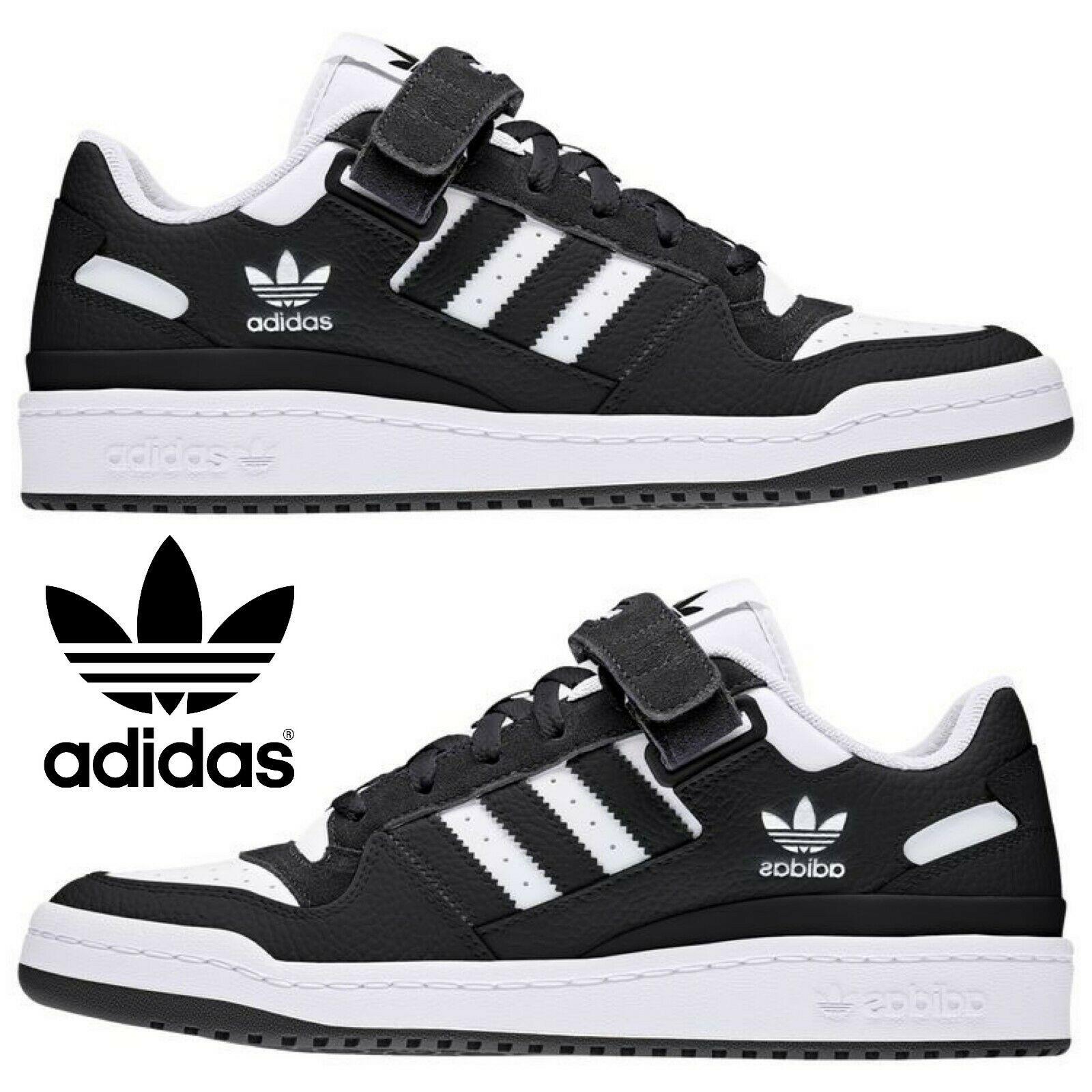 Adidas Originals Forum Low Men`s Sneakers Comfort Sport Casual Shoes Black