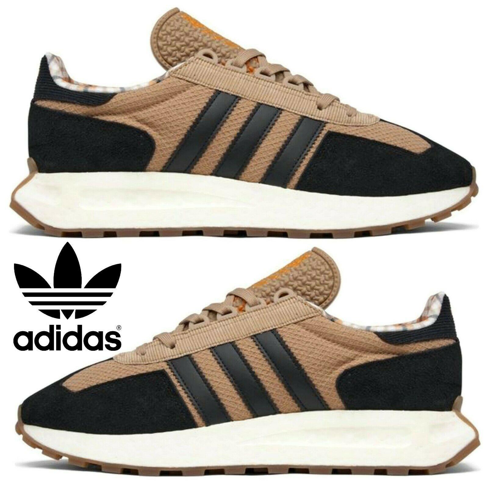 Adidas Retropy E5 Men`s Sneakers Running Shoes Gym Casual Sport Black Brown