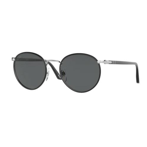 Persol 0PO 2422 SJ 1119B1 Silver Matte Black/grey Men`s Sunglasses