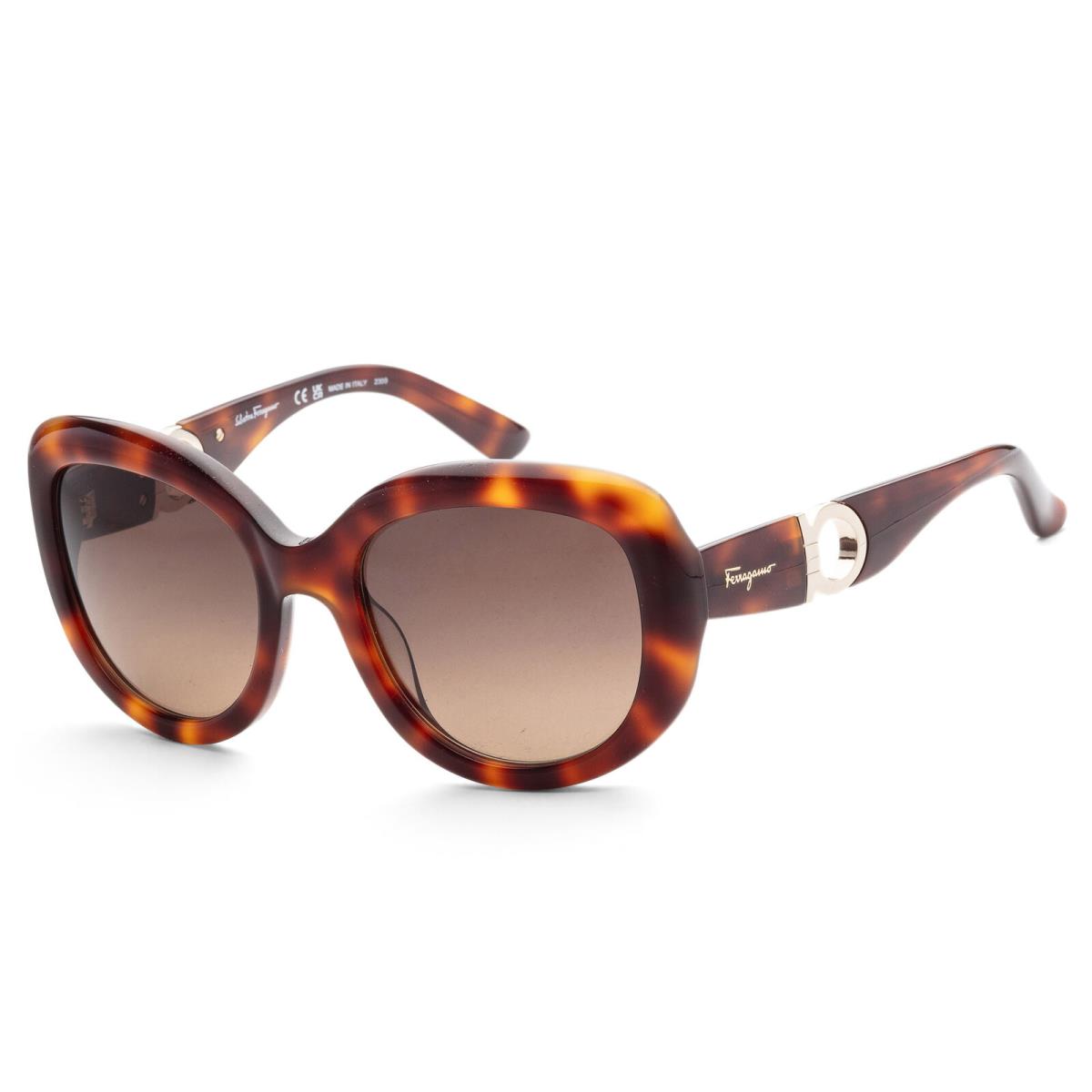 Ferragamo Women`s SF727S-214 Fashion 53mm Tortoise Sunglasses