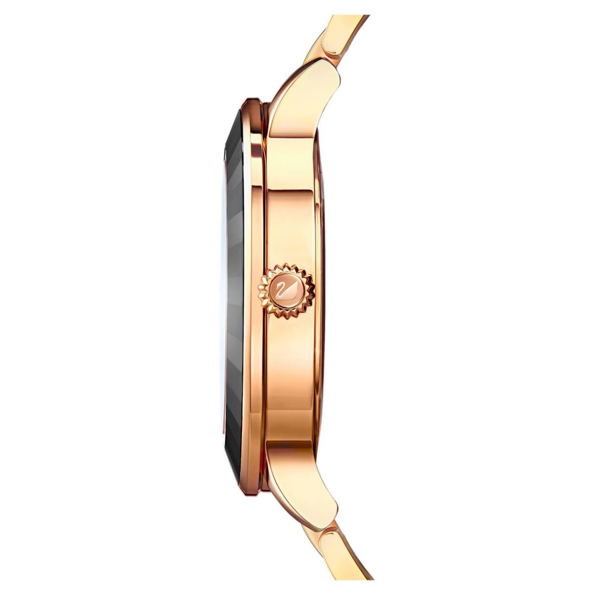 Swarovski Octea Lux Watch Metal Bracelet Black Rose Gold-tone -5414419