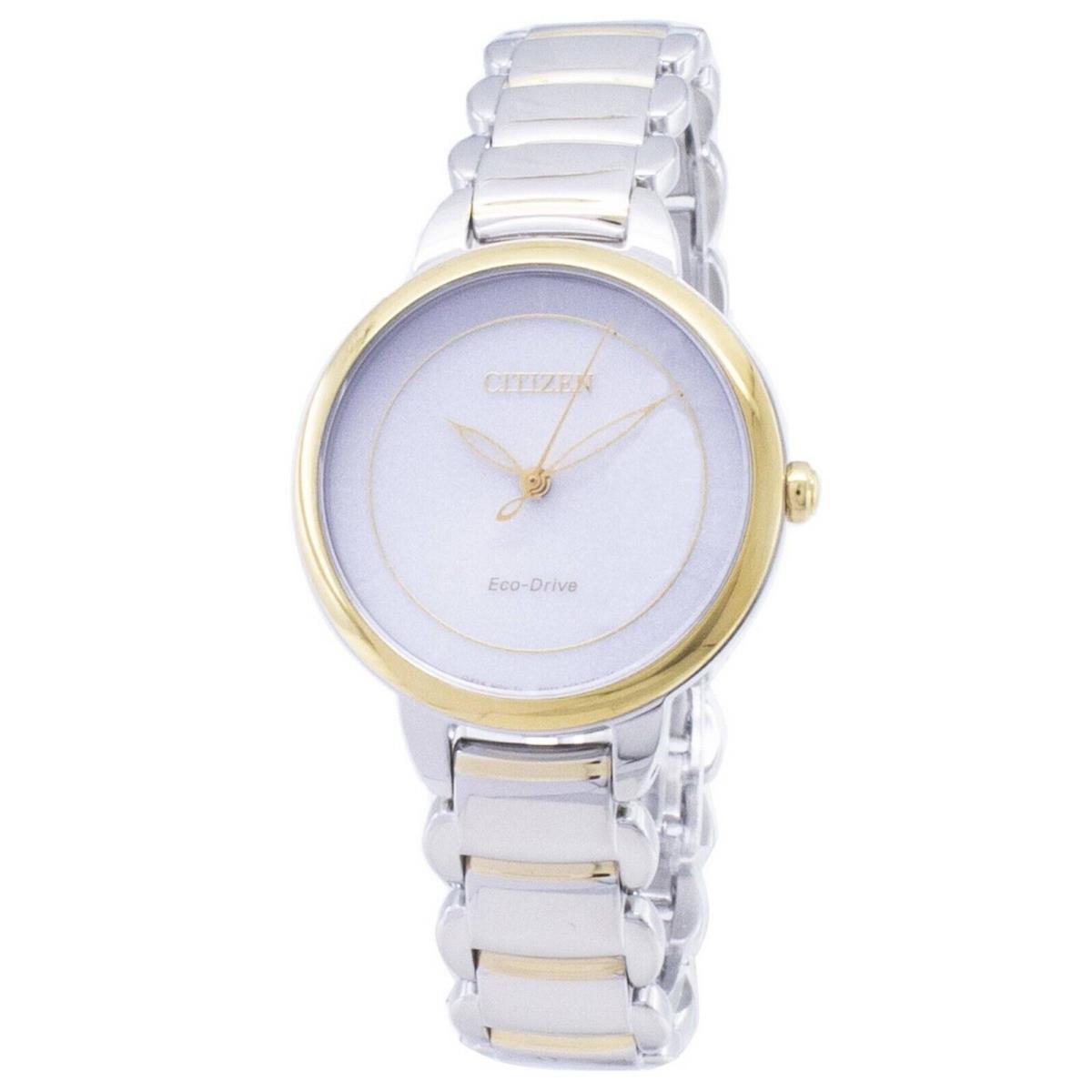 Citizen Eco-drive White Dial Ladies Watch EM0674-81A