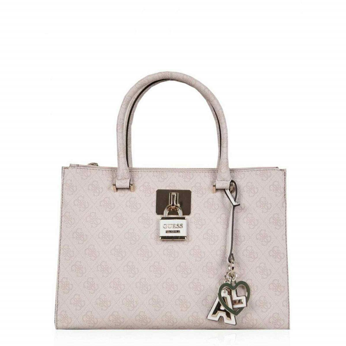 Guess Women`s Downtown Cool Status Satchel Handbag Bag