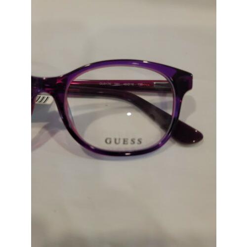 Guess eyeglasses  - Purple , Purple Frame, Clear Lens 0