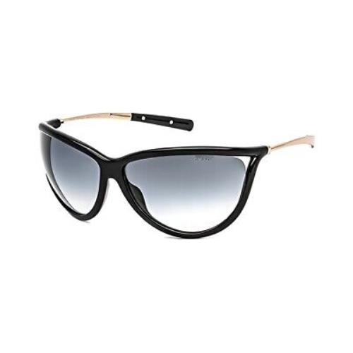 Tom Ford Sunglasses - Tammy FT0770 01B - Black/gray Gradient 70-14-115 - Black Frame, Gray Lens