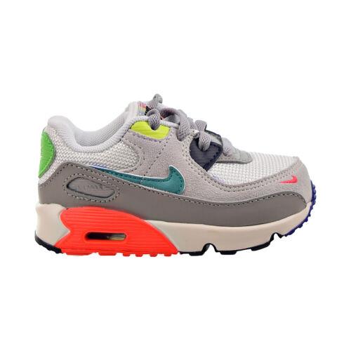 Nike Air Max 90 Eoi TD Toddlers Shoes Pearl Grey-sport Turq DA5715-001 - Pearl Grey-Sport Turq