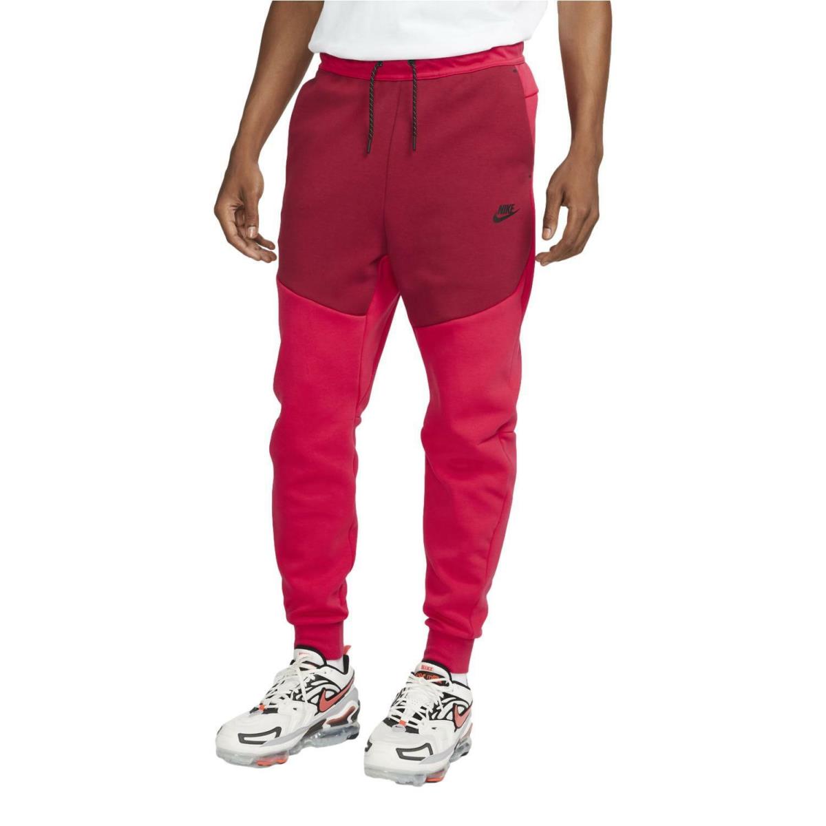 Nike Sportswear Men`s Tech Fleece Joggers Pants Pomegranate CU4495-643
