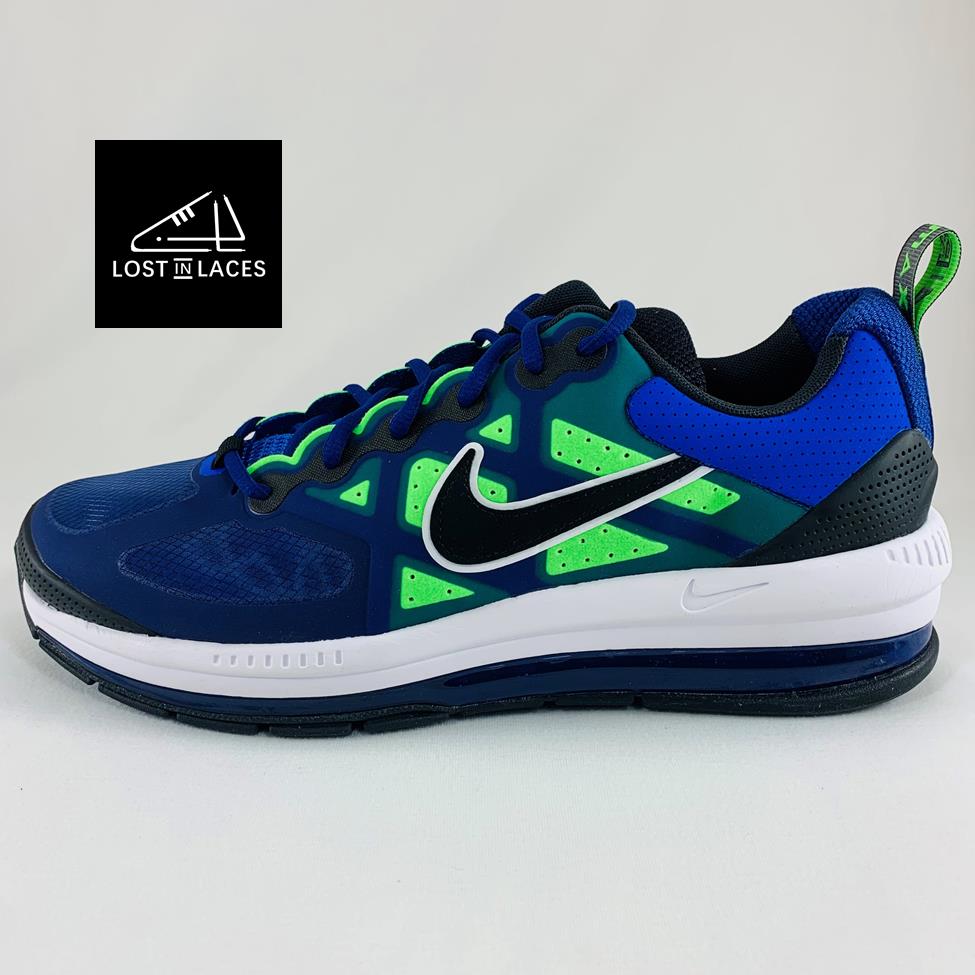Nike Air Max Genome Royal Blue Green Men`s US Size 11.5 Shoes DC9410-400