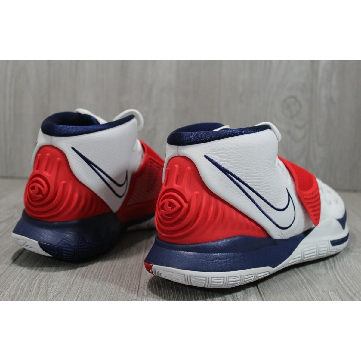 nike kyrie red white blue