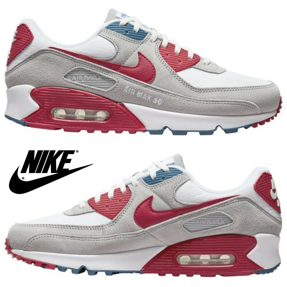 Nike Air Max 90 Casual Men`s Sneakers Running Athletic Sport Comfort Shoes Gray