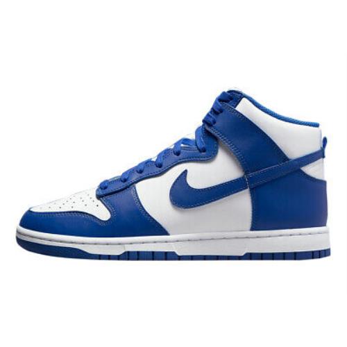 dunk high white game royal total orange