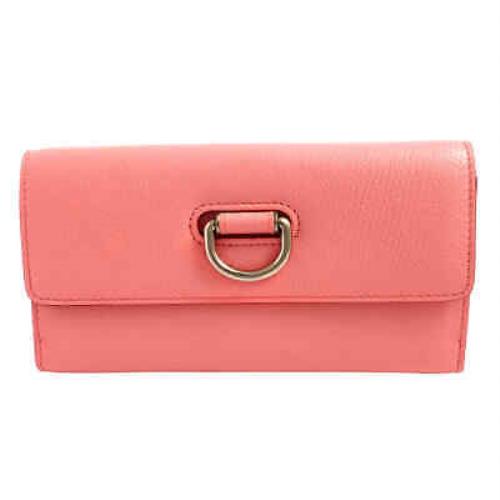 Ladies Burberry Accessories Wslg Continental Wallet D Ring Coral D