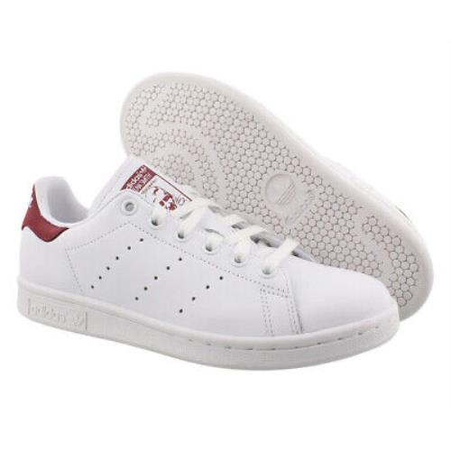 Adidas Stan Smith Mens Shoes Size 5 Color: White/maroon