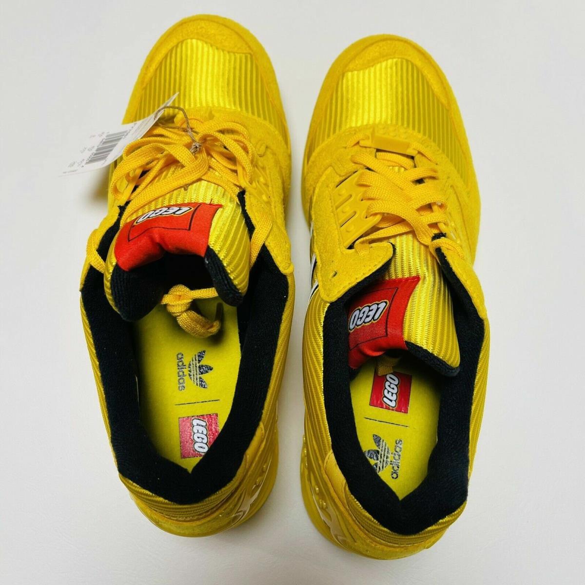 Adidas X Lego ZX 8000 Lifestyle Shoes Yellow FY7081 Mens Sz