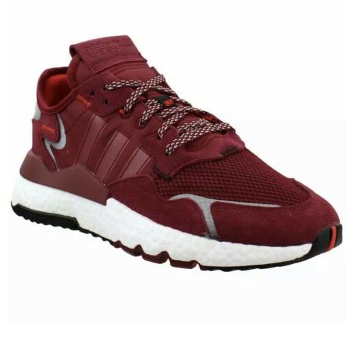 adidas nite jogger burgundy