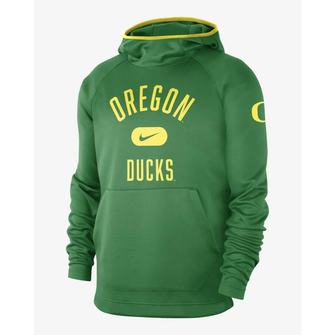 Mens Nike Dri-fit Oregon Ducks Green Hoodie Sweatshirt DD6259-377